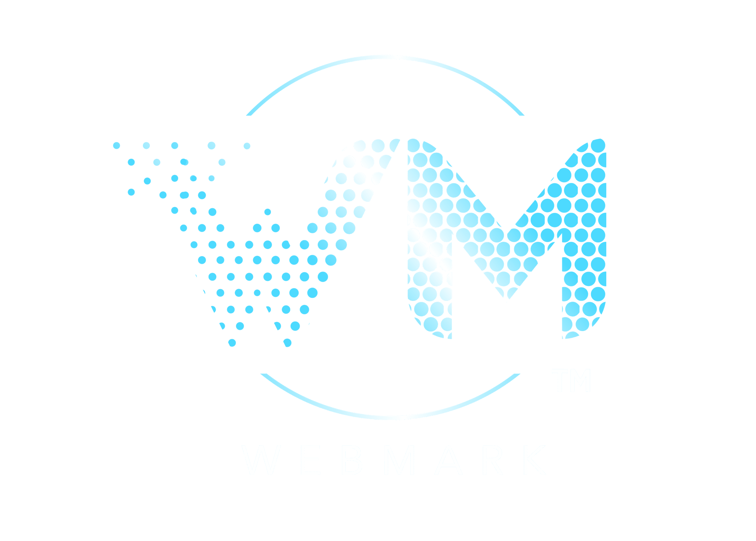 Webmark log No tagline- White and blue